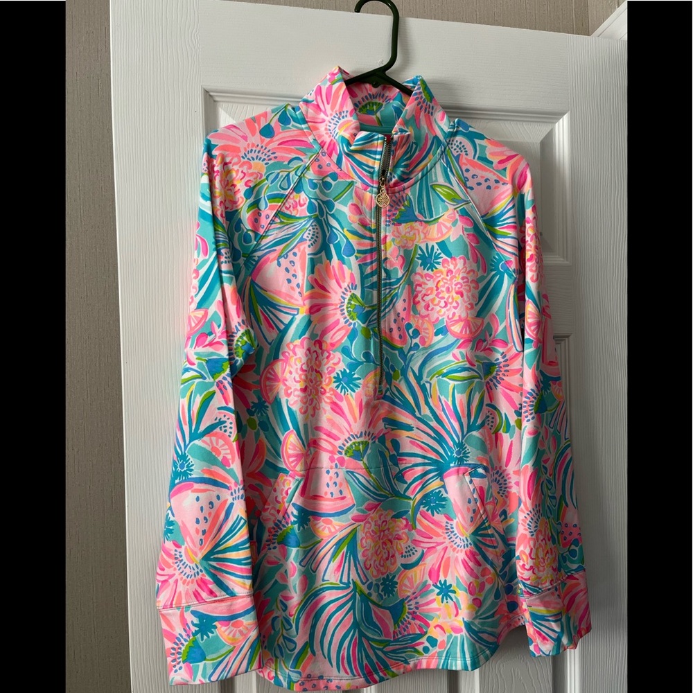 NWT Lilly Pulitzer Pullover in Tropical Punch
